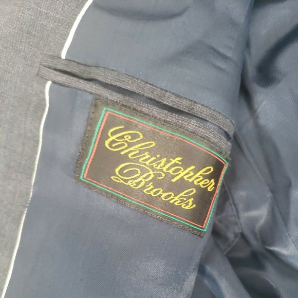 Christopher Brooks Blazer Jacket 2 button Mens Size 40L - Picture 10 of 10
